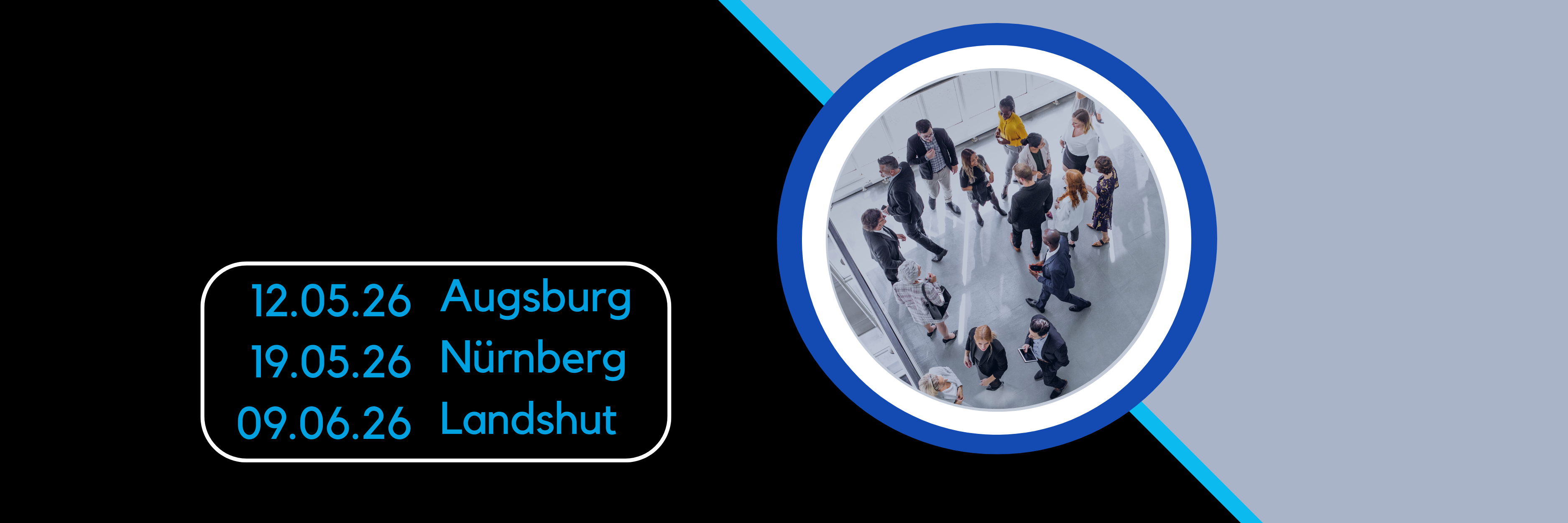 Anmeldung für die dfX Days in Landshut, Nürnberg und Augsburg
